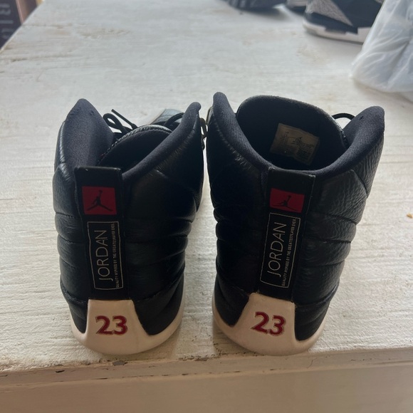 Retro 12 Air Jordan Nike men size 11 black and white - Picture 3 of 5